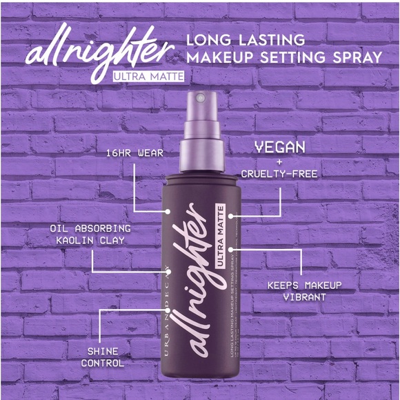 Urban Decay All Nighter Ultra Matte Setting Spray - 30ml (NEW) - Picture 3 of 4